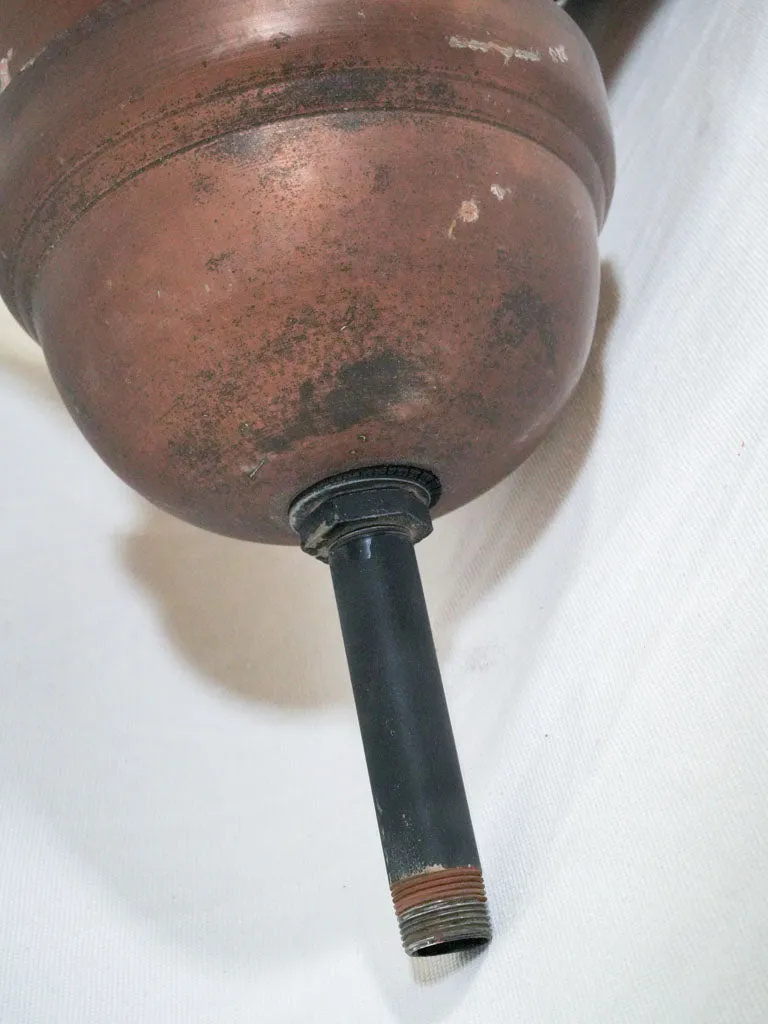 1970s French Copper lantern from Roussillon 25½"