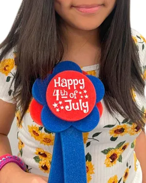 4th of July Foam Pin