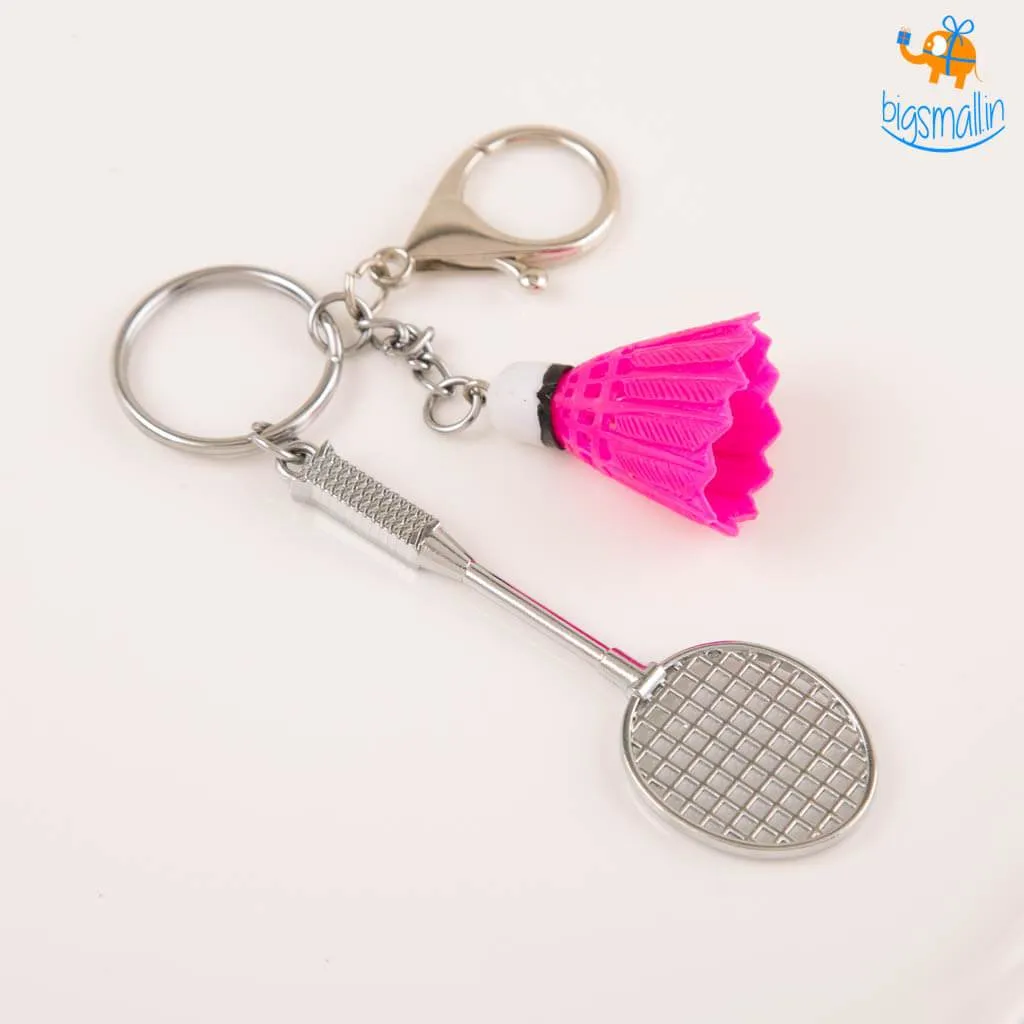 Badminton Keychain