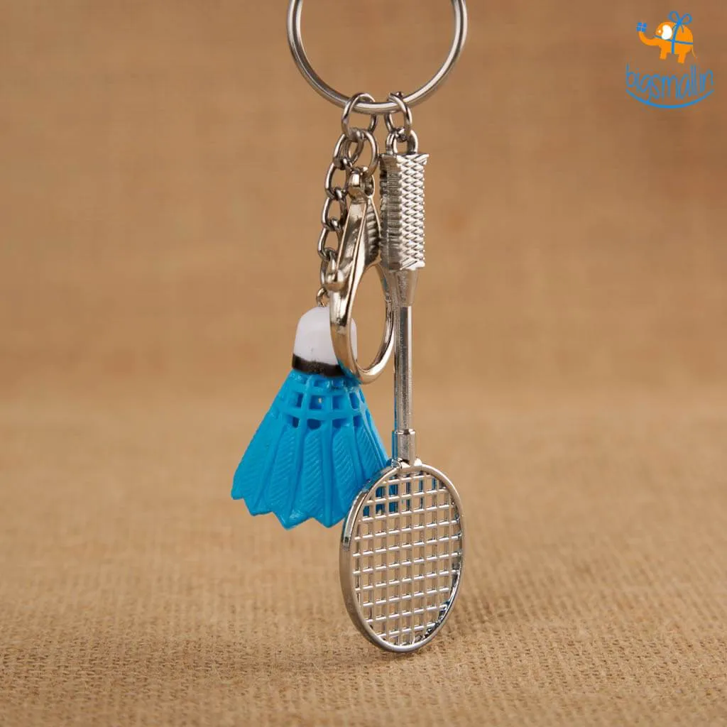 Badminton Keychain