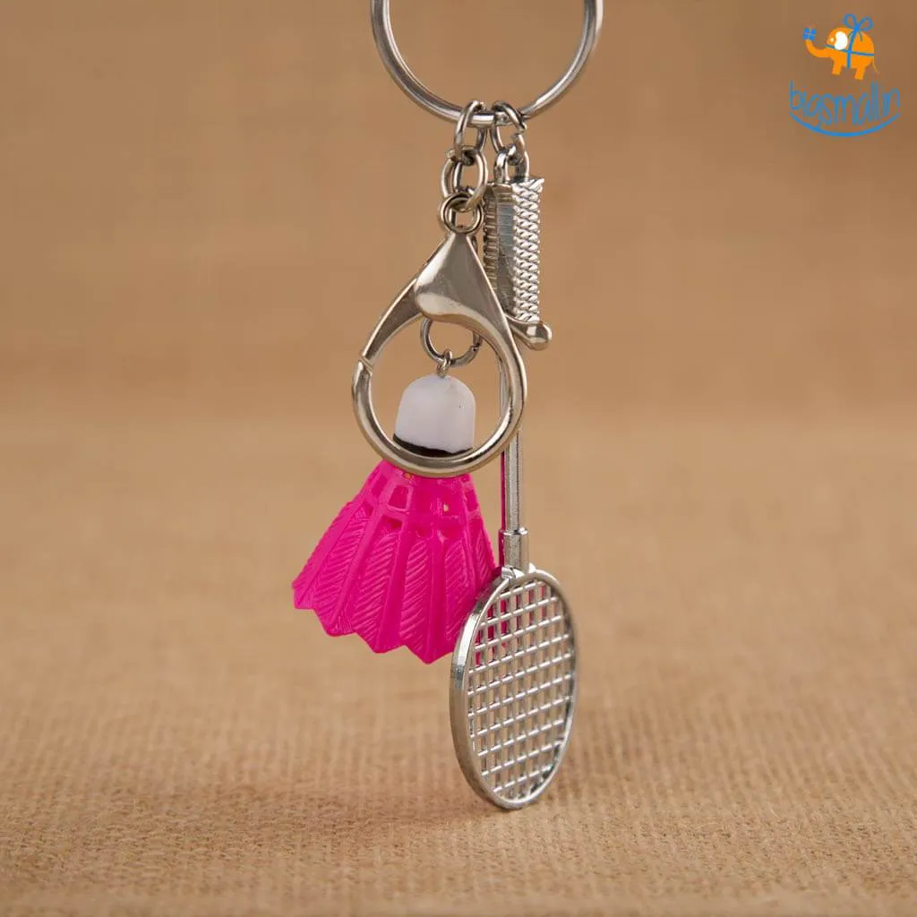 Badminton Keychain