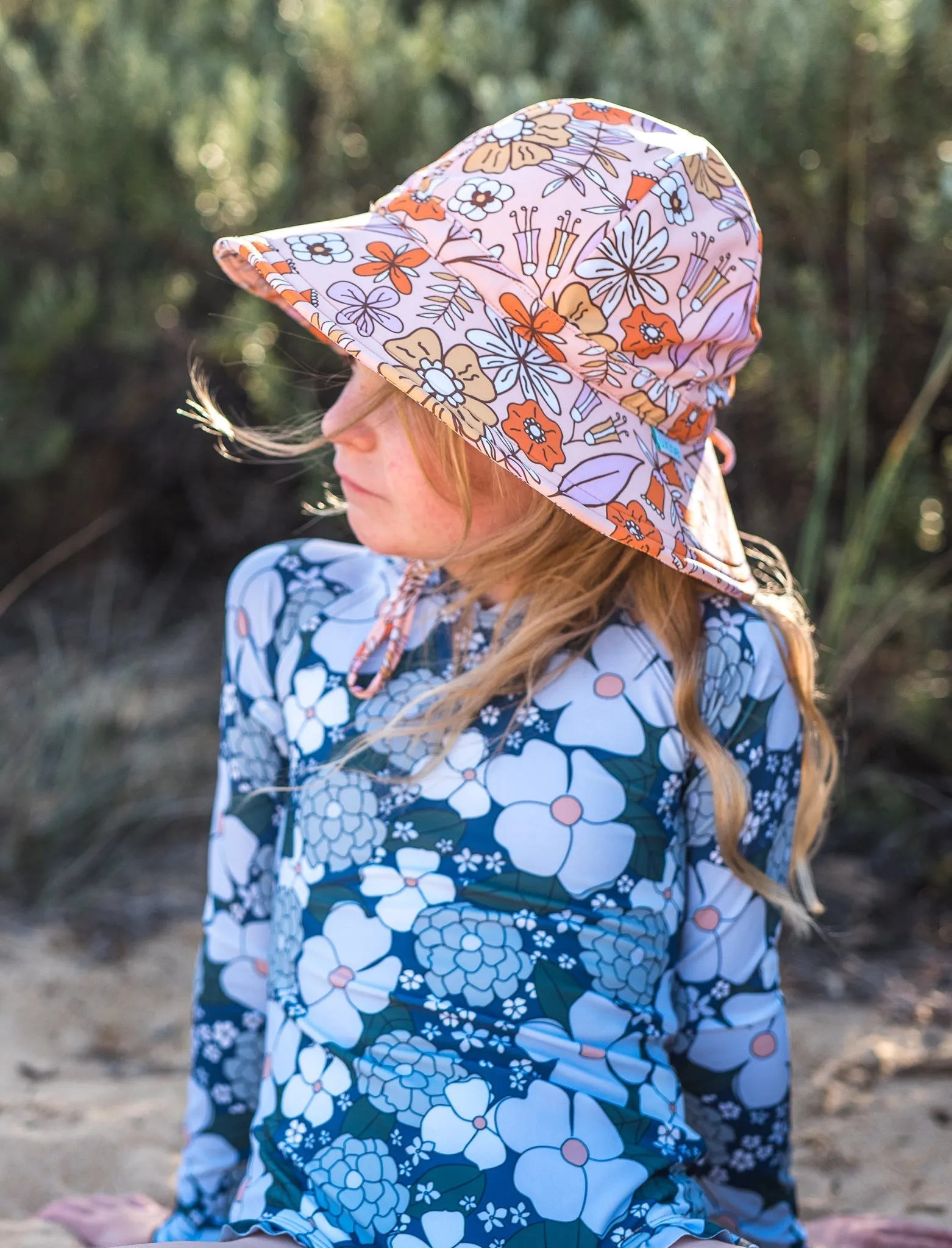 Betty Wide Brim Swim Hat