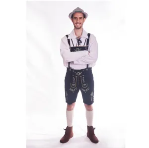 Black Leather Lederhosen - Wolfgang