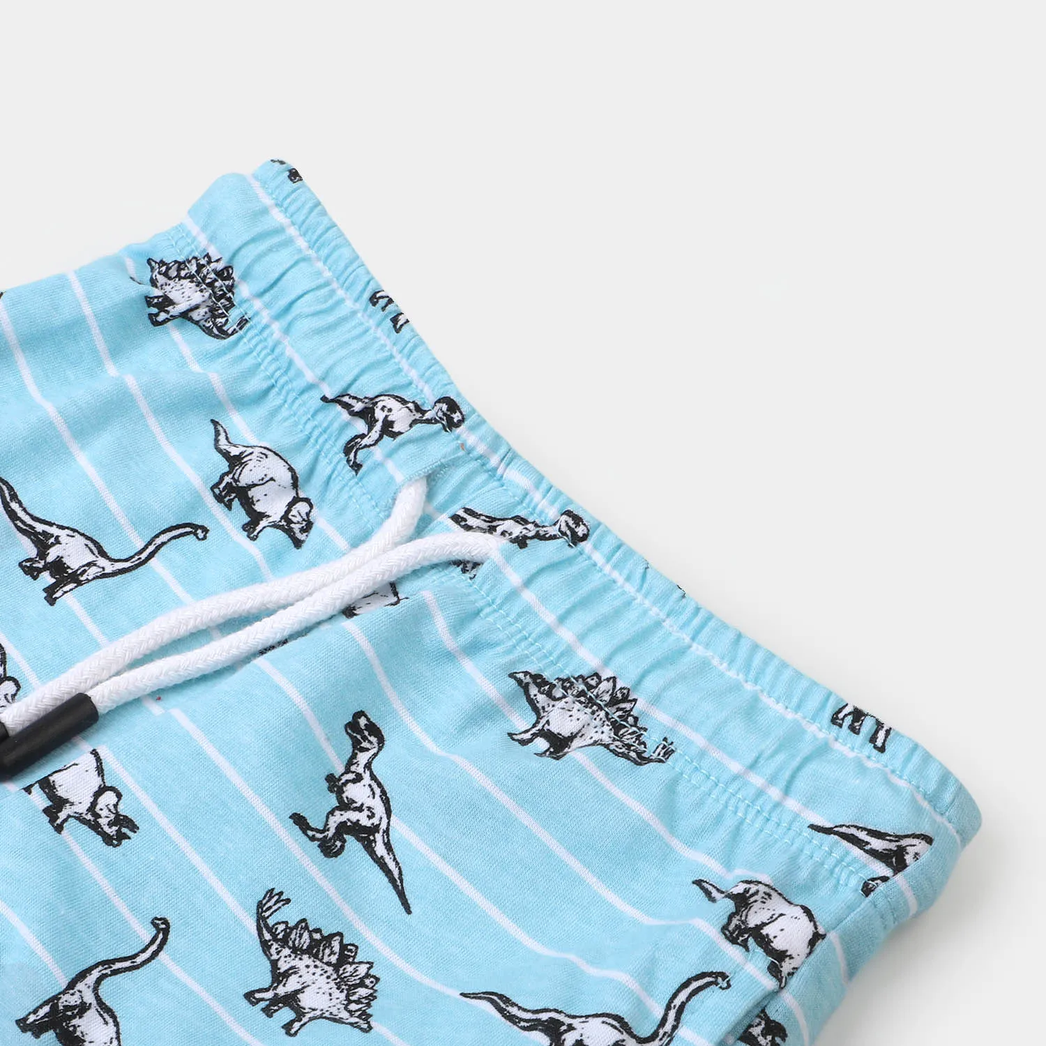 Boys Terry Short Dino All Over - Sky Blue