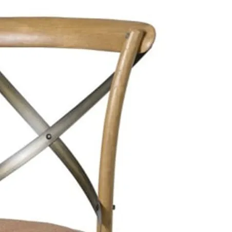 Brentwood Natural X-back Dining Chair