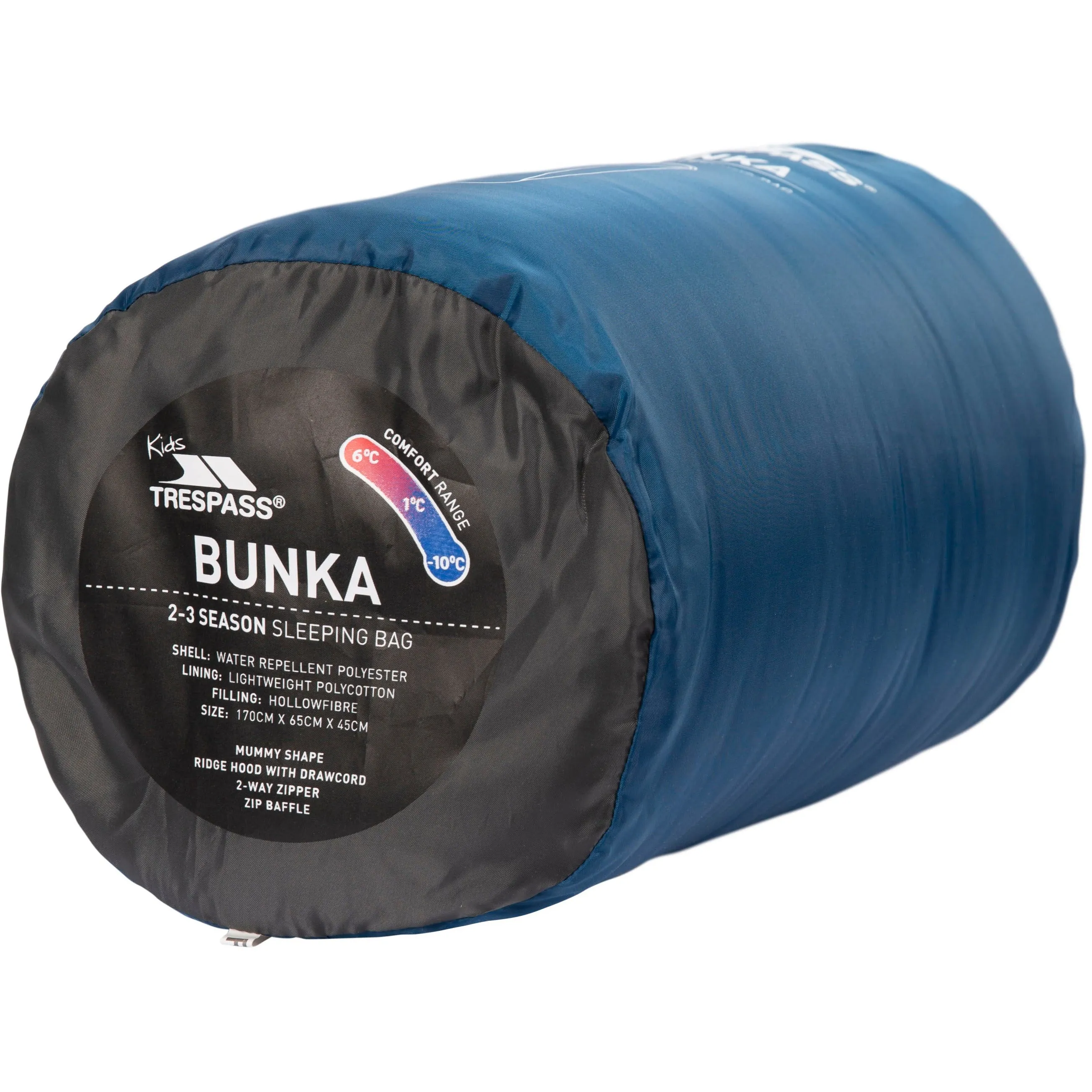 Bunka Kid's Sleeping Bag in Rich Teal