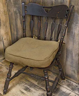 *Burlap Chair Pad