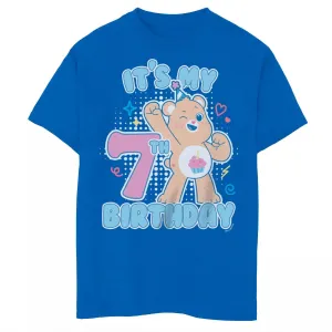 Care Bears T-Shirt for Boys 8-20 It's My 7th Anniversary Licensed Character