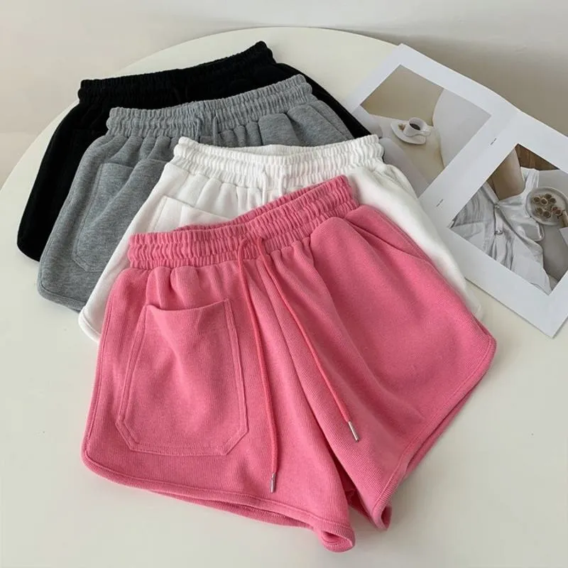 Casual Versatile Loose Fit Sports Slimming High-Waisted Shorts