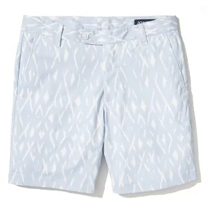 Claude - Sky Blue Ikat Print Shorts