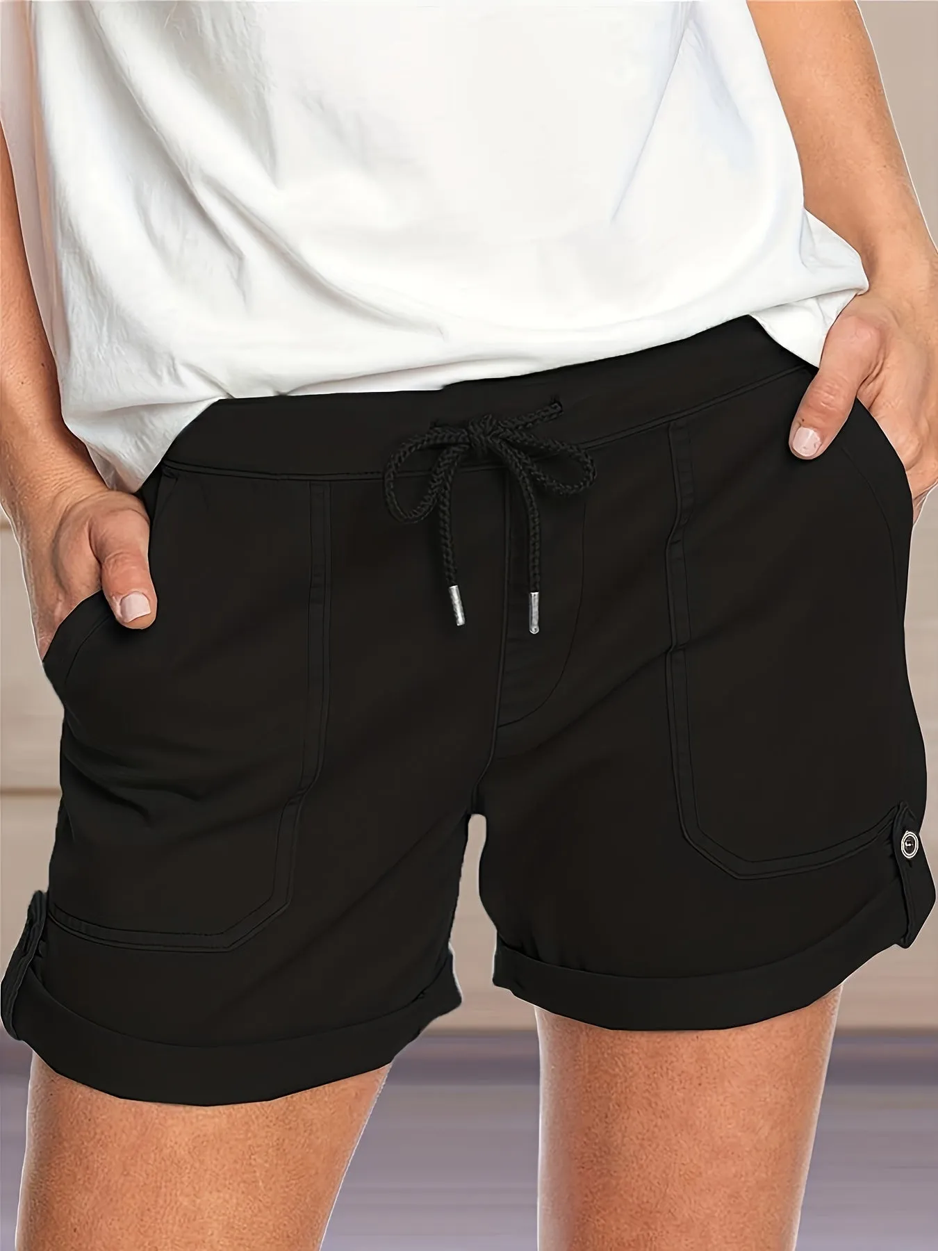 Comfy Drawstring Shorts with Pockets for Women Perfect for Summer