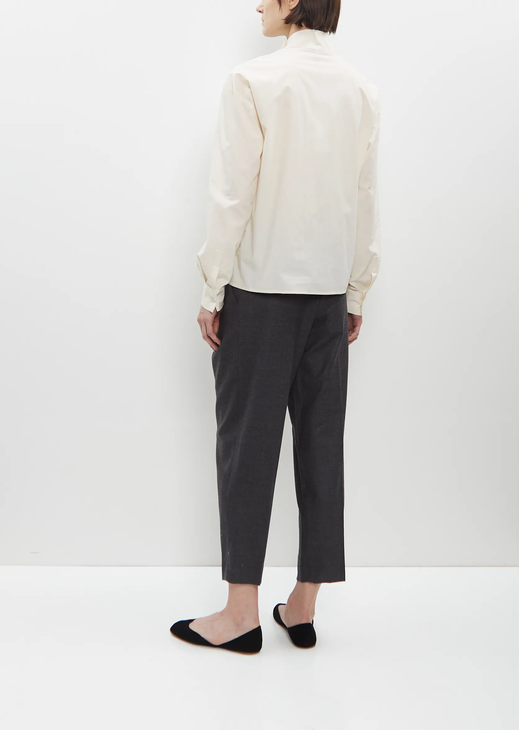 Cotton Rubashka Shirt — Eggshell