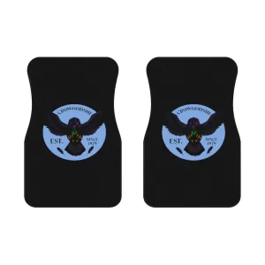 Crowgodshi Car Mats (2x Front), CAROLINA BLUE