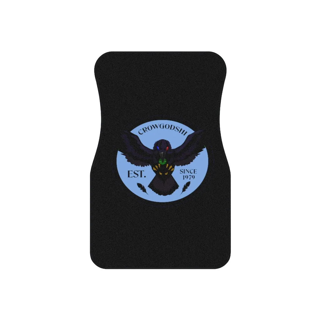 Crowgodshi Car Mats (2x Front), CAROLINA BLUE