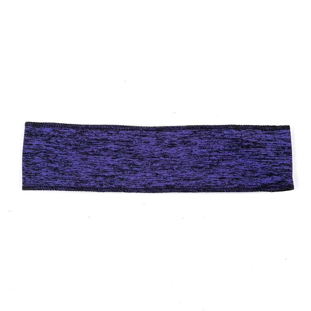 Dark Purple Heather Non-Slip Headband