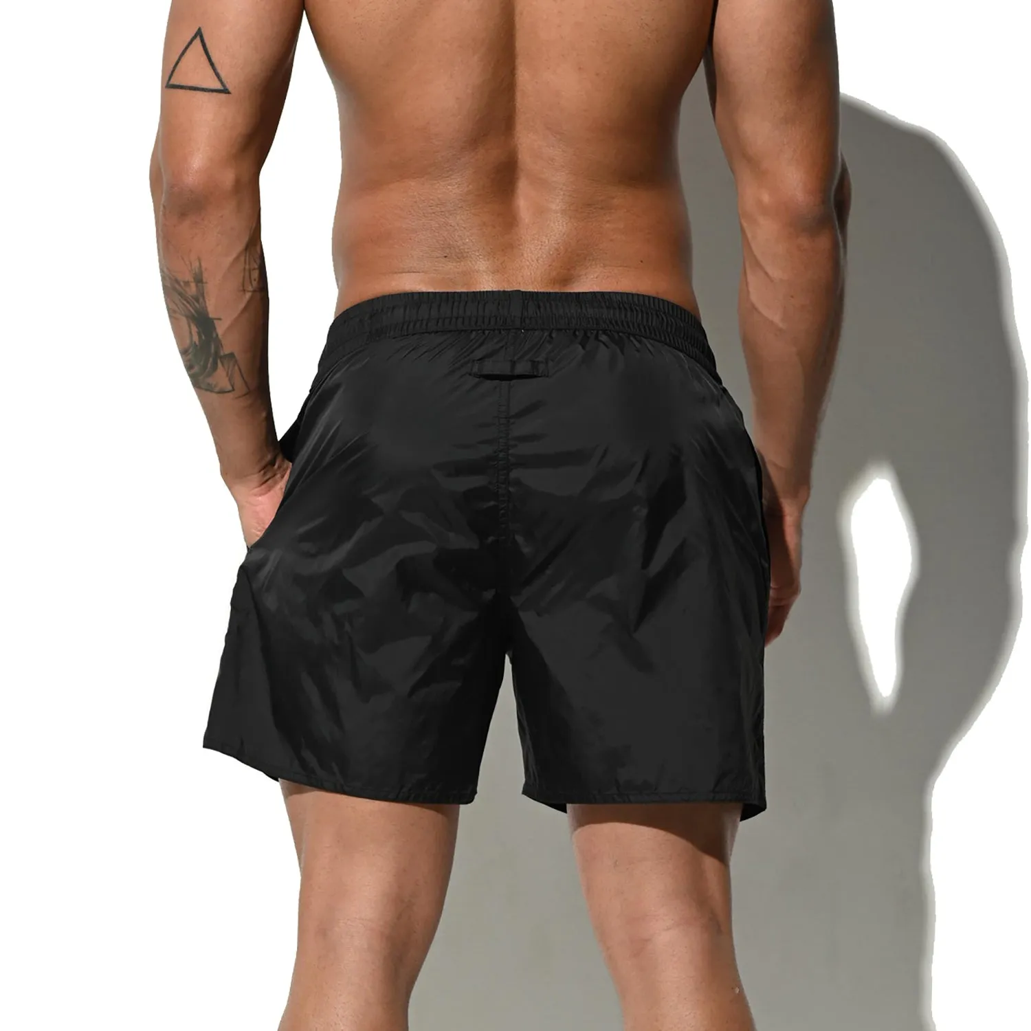 DESMIIT Men's Fashion Full Lined Regular Surf Board Shorts Pocket Shorts B3106