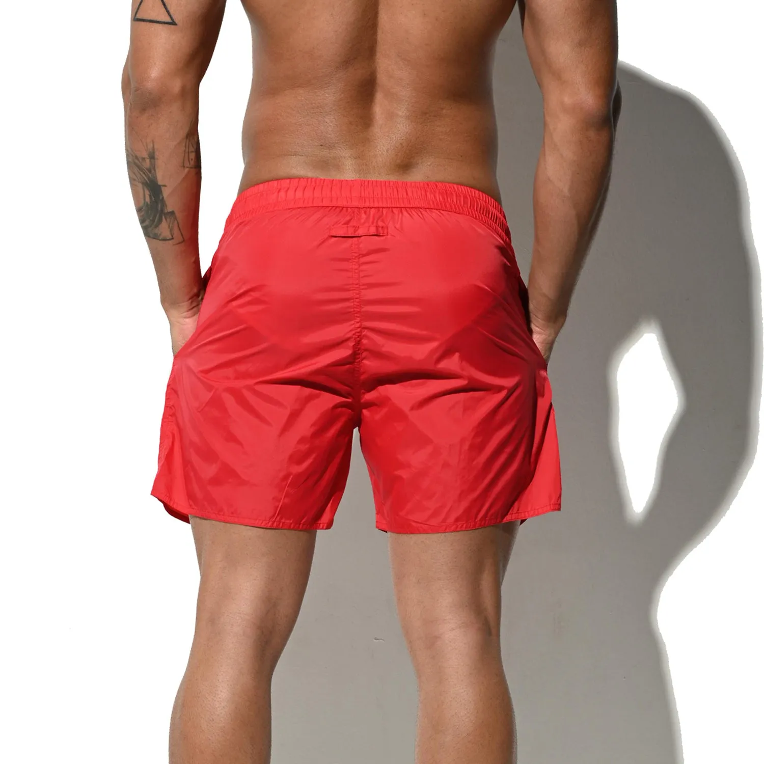 DESMIIT Men's Fashion Full Lined Regular Surf Board Shorts Pocket Shorts B3106