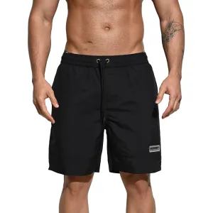 DESMIIT Men's Loose Board Shorts Quick Dry Sports Gym Shorts Relax Trunks Swimming B5115