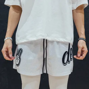 Deuce Mesh Shorts | White/Black