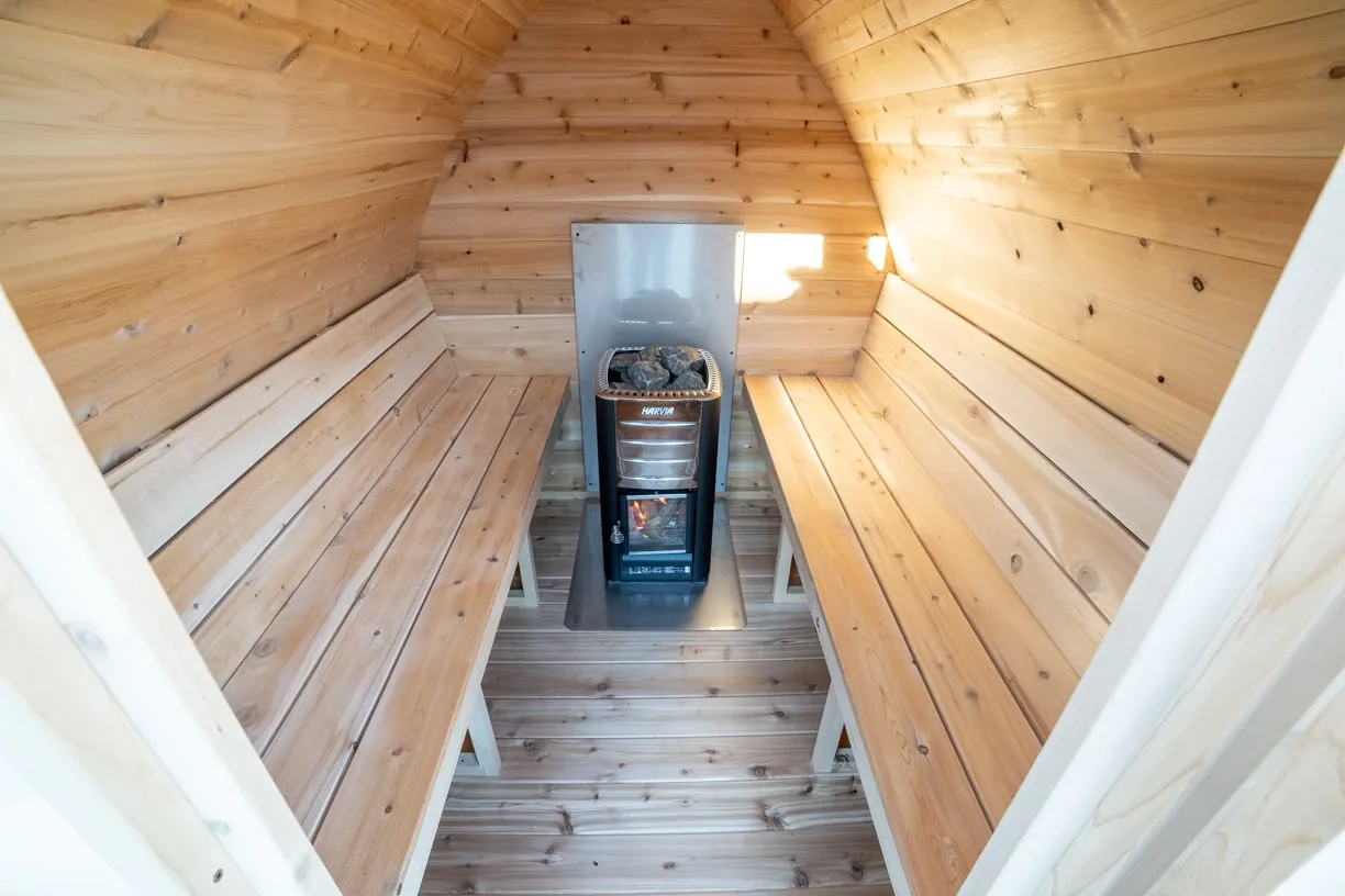 Dundalk CT MiniPOD Sauna, Seats 2 People, Hand Made In Canada & Delivered Free.