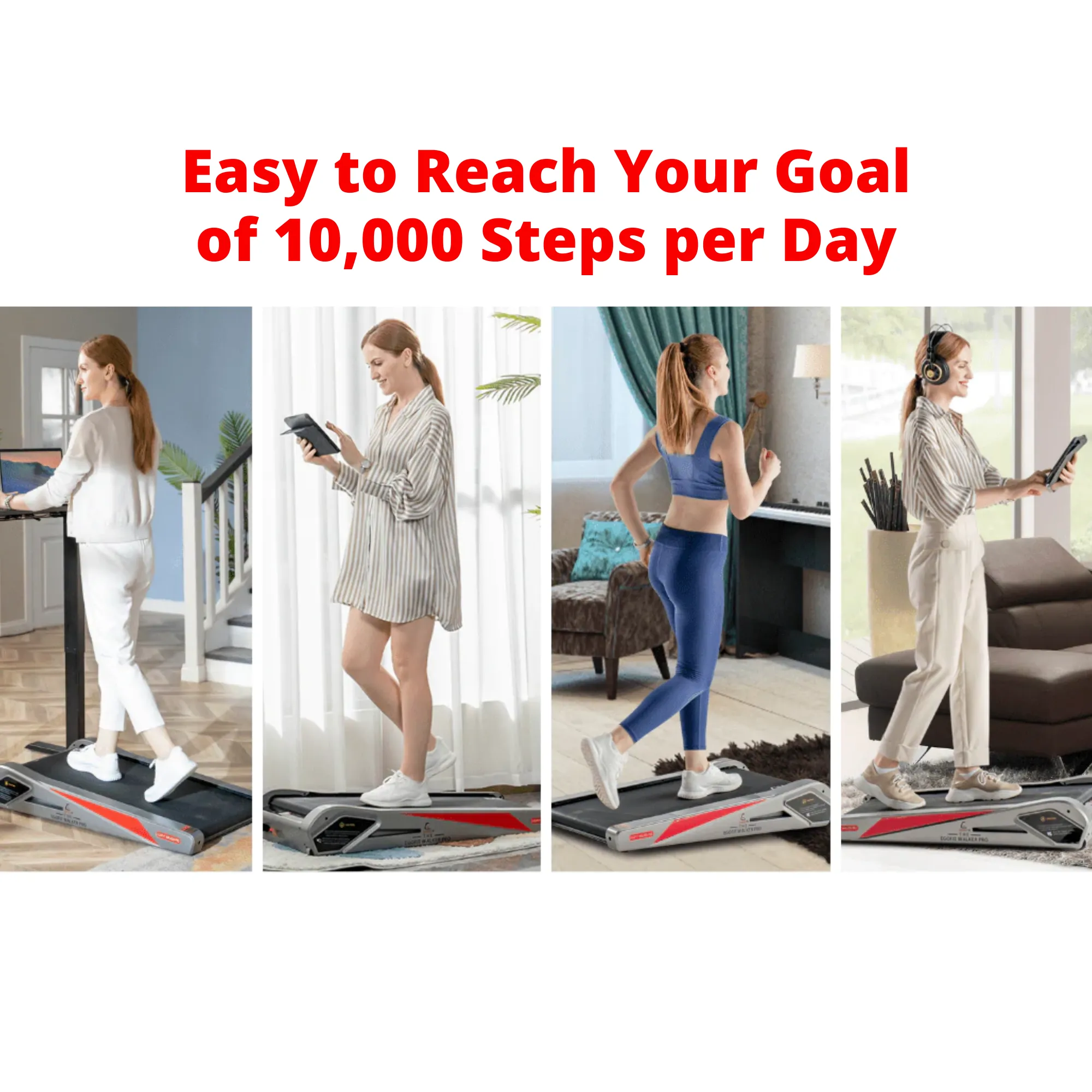 Egofit Walker Pro M1 Standing Desk Treadmill with APP and Remote Control