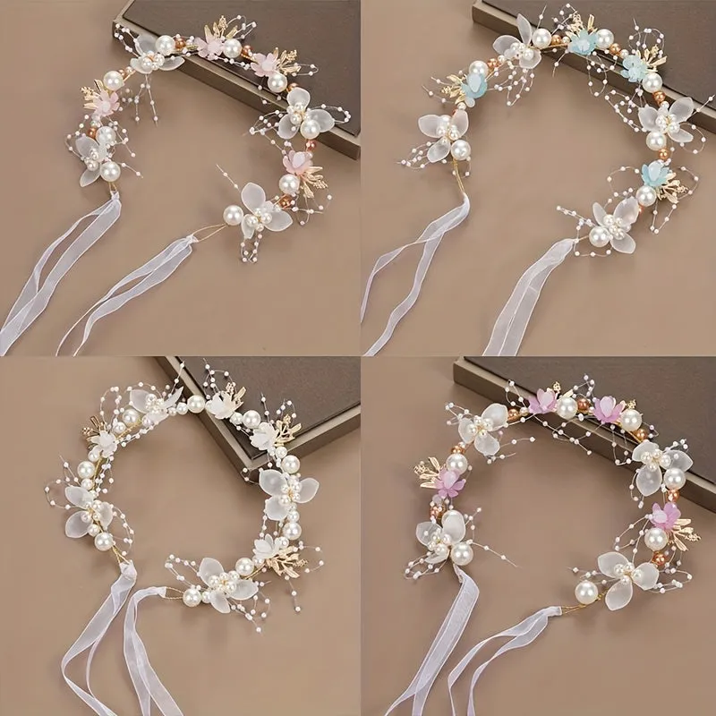 Enchanting Floral Headband Perfect for Parties Weddings  Performances