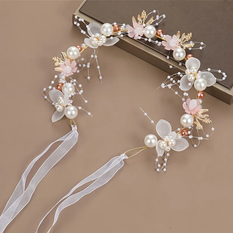 Enchanting Floral Headband Perfect for Parties Weddings  Performances