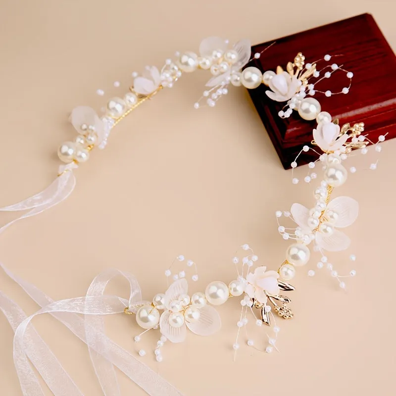 Enchanting Floral Headband Perfect for Parties Weddings  Performances