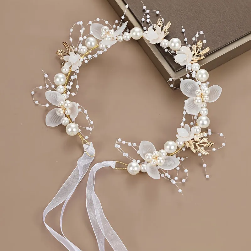 Enchanting Floral Headband Perfect for Parties Weddings  Performances