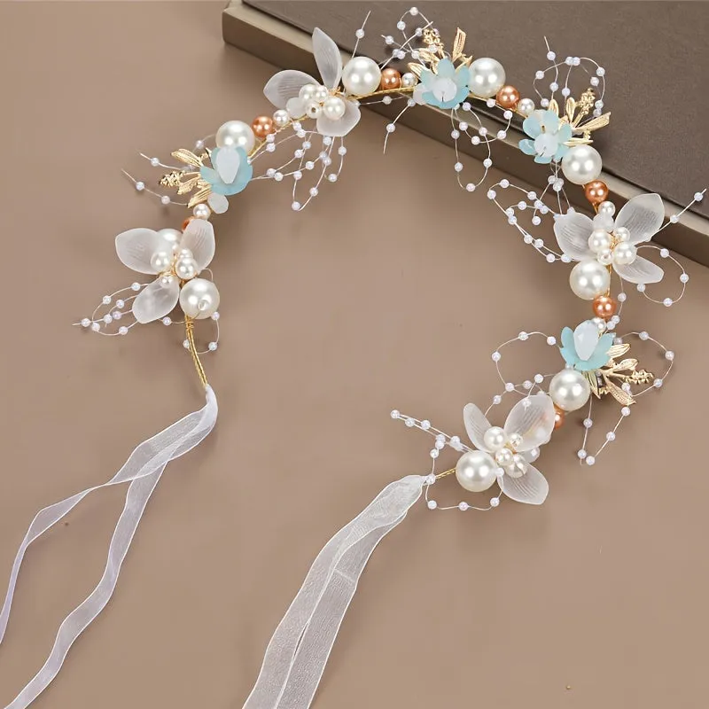 Enchanting Floral Headband Perfect for Parties Weddings  Performances