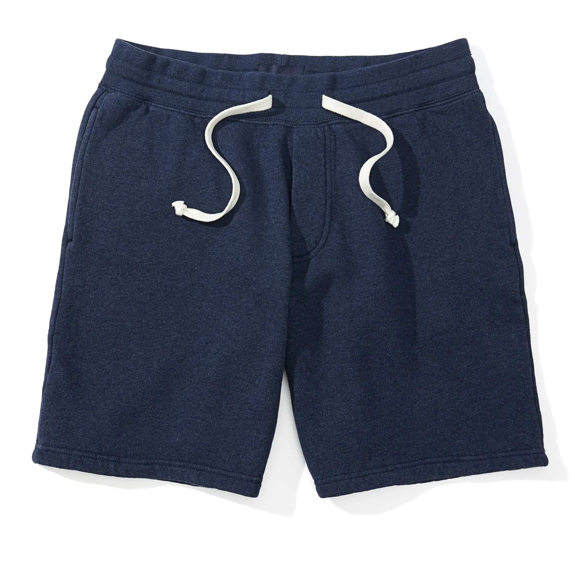 Ethan - Navy Fleece Sweat Shorts