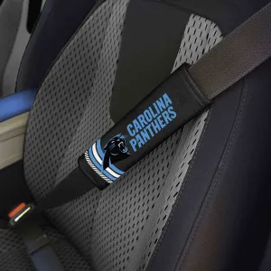 Fanmats Carolina Panthers Team Color Rally Seatbelt Pad - 2 Pieces