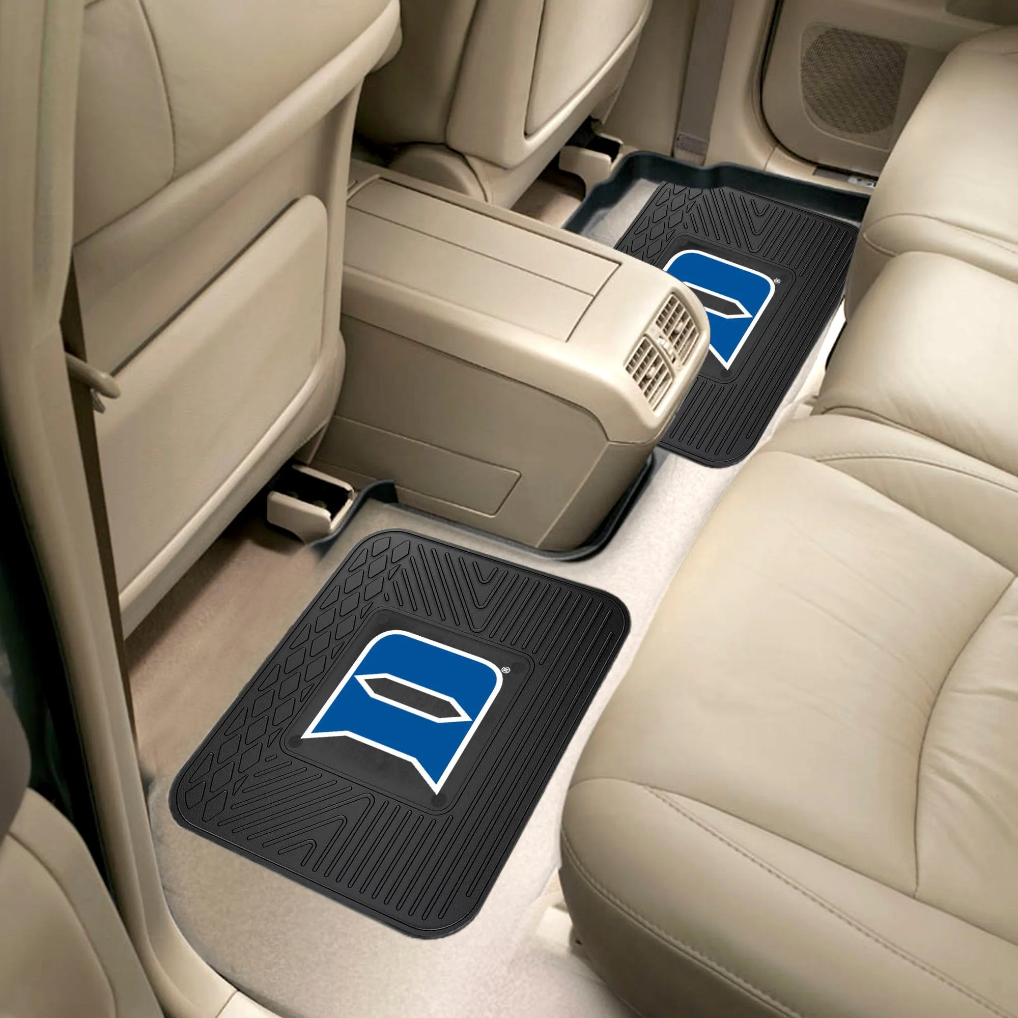 Fanmats Duke Blue Devils Back Seat Car Utility Mats - 2 Piece Set