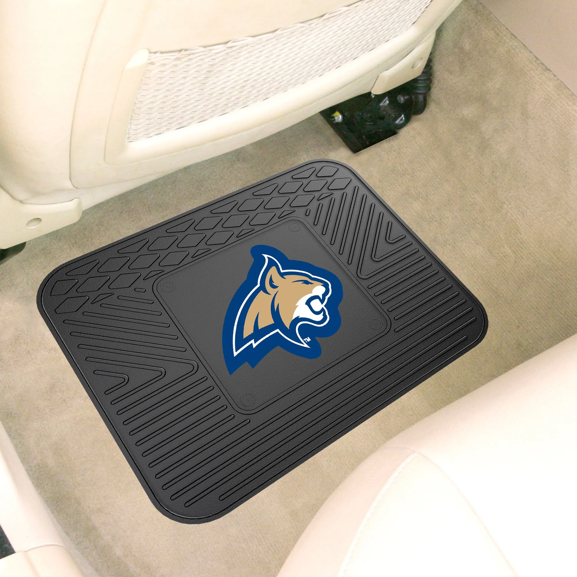 Fanmats Montana State Grizzlies Back Seat Car Utility Mat - 14" x 17"