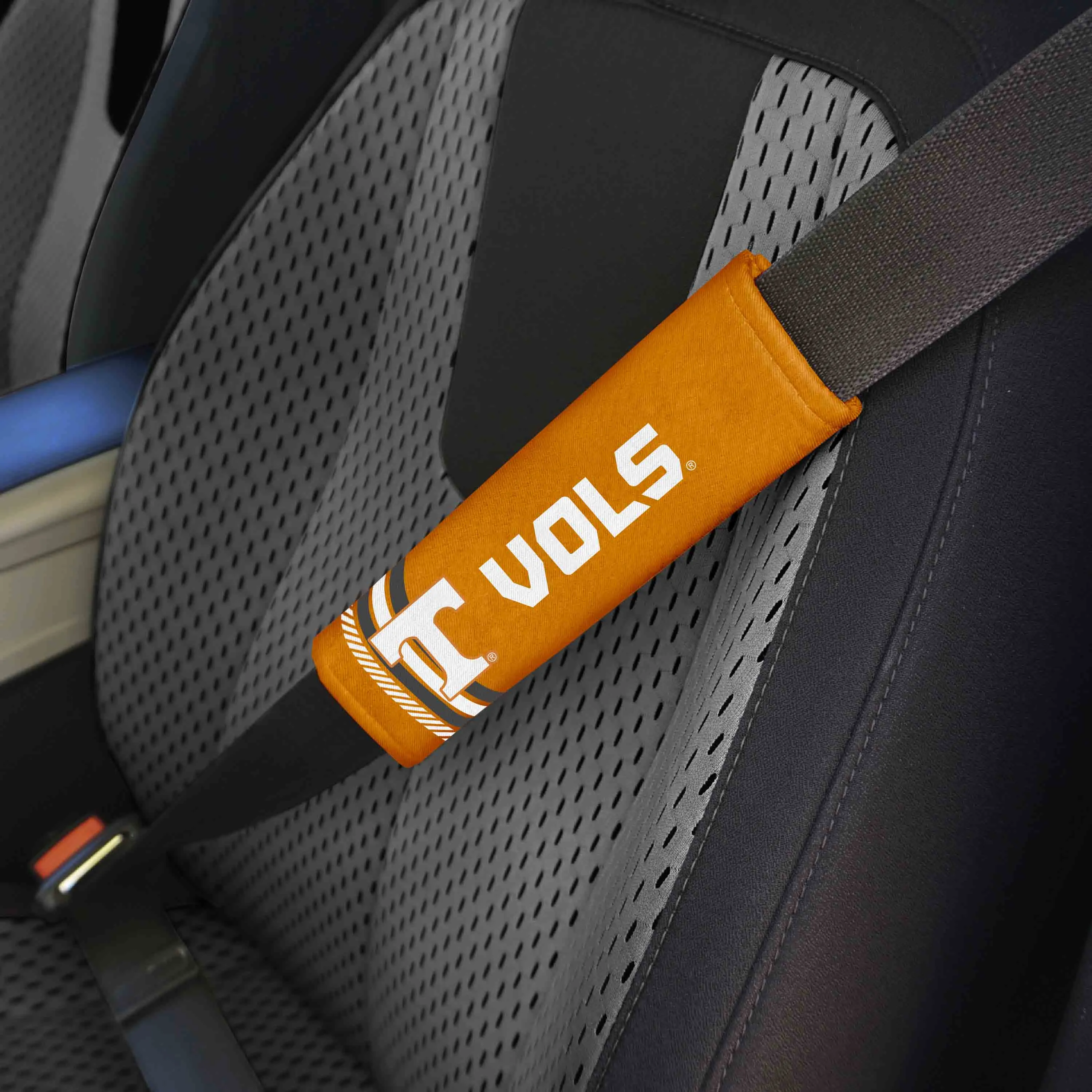 Fanmats Tennessee Volunteers Team Color Rally Seatbelt Pad - 2 Pieces