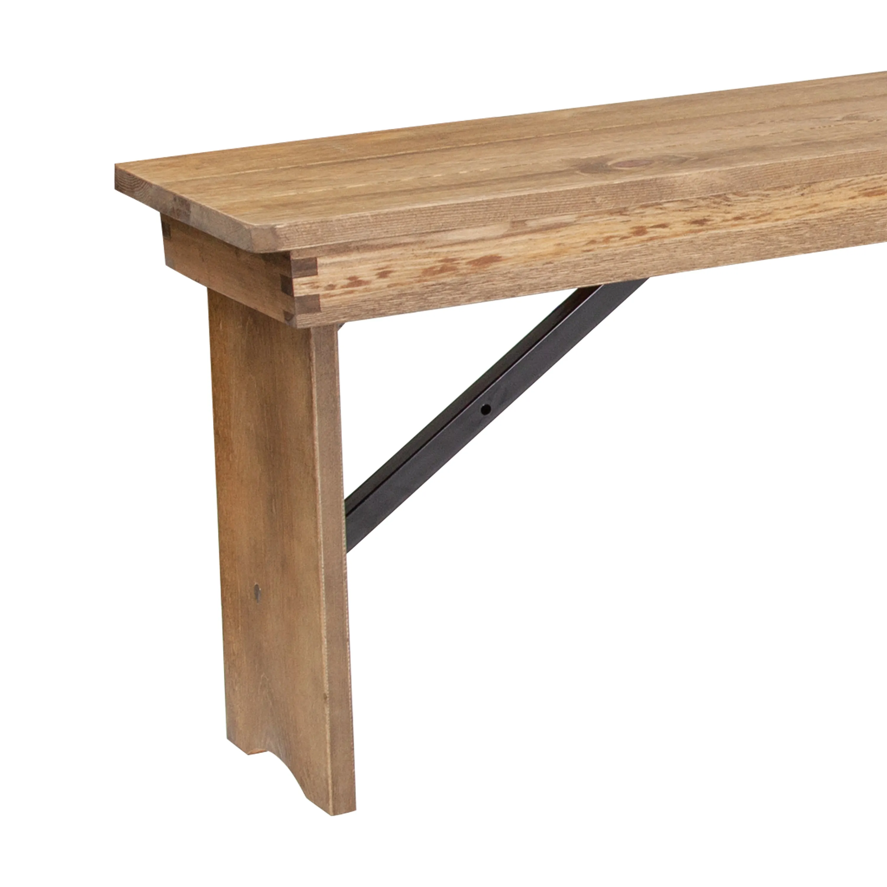 Farmhouse Style Folding Bench