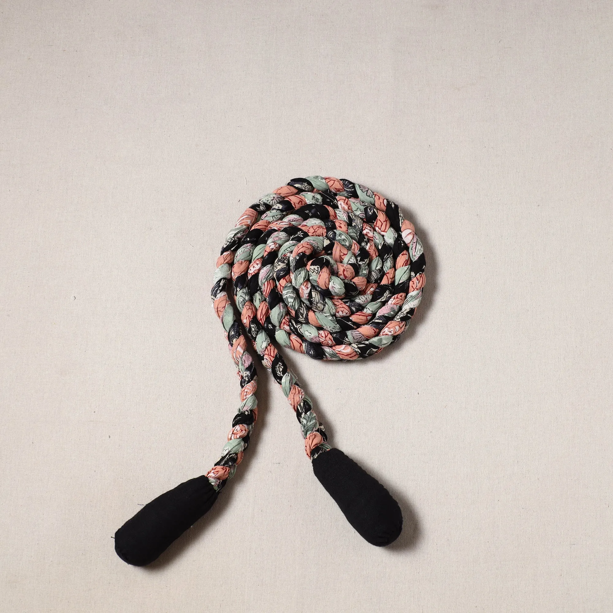 Handmade Upcycled Fabric Skipping Jump Rope 22