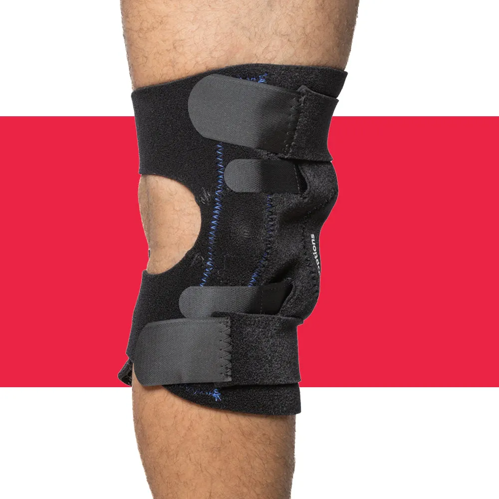 Hinged “Sharktrak” Wraparound Knee Brace (K197)