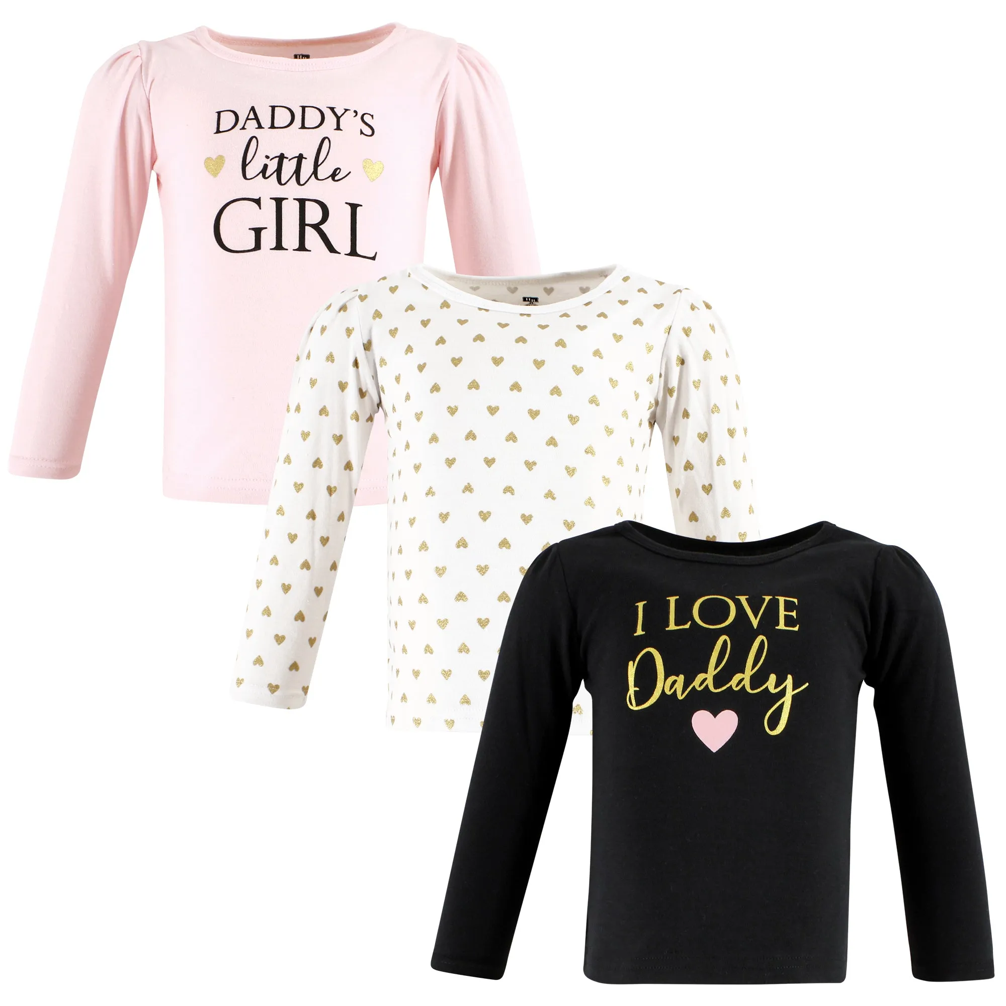 Hudson Baby Long Sleeve T-Shirts, Girl Daddy