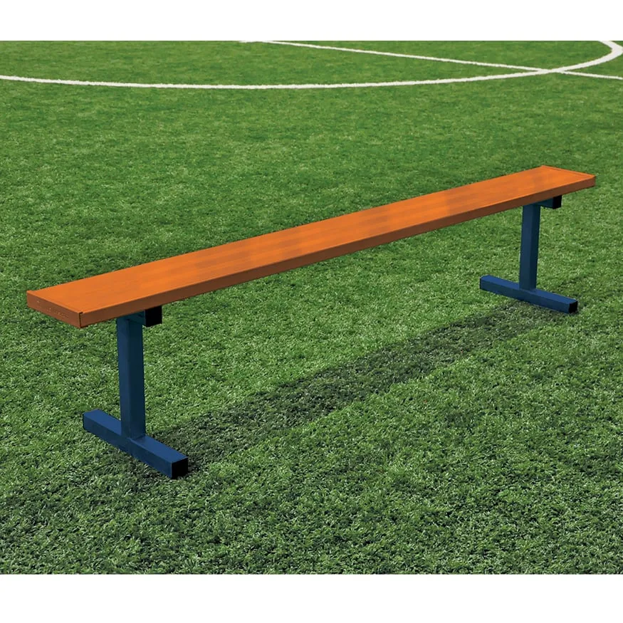 Jaypro Player Bench - 7-1/2 ft. - Portable (Powder Coated)