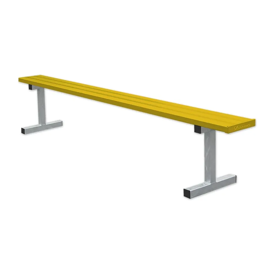 Jaypro Player Bench - 7-1/2 ft. - Portable (Powder Coated)