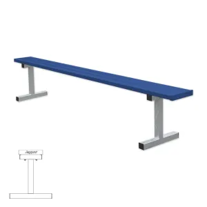 Jaypro Player Bench - 7-1/2 ft. - Portable (Powder Coated)