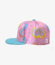 Kids Hats | Brim Hats- Duh Donuts Snapback- Pink | Headster Kids