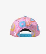 Kids Hats | Brim Hats- Duh Donuts Snapback- Pink | Headster Kids