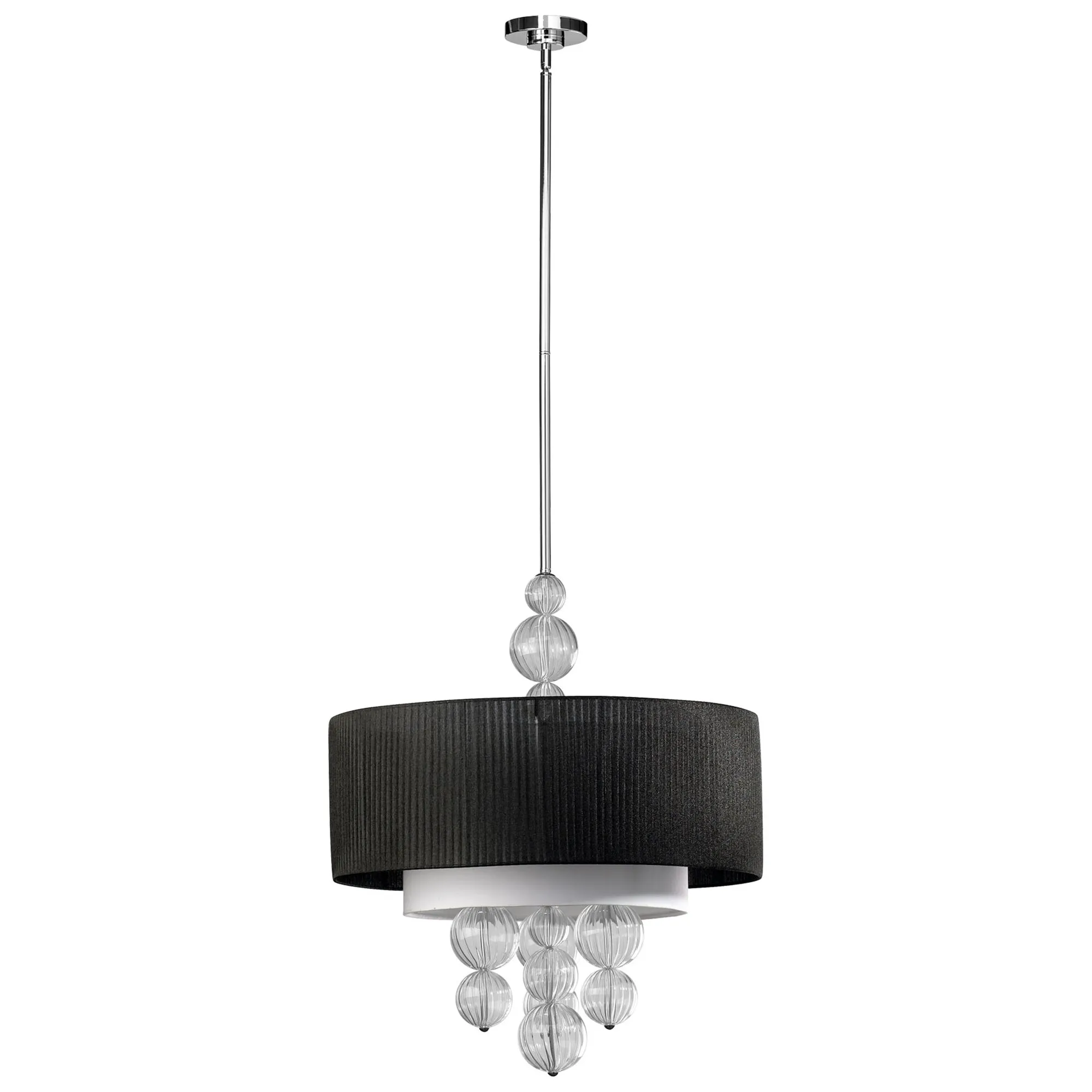 Kravet Pendant | Chrome by Cyan