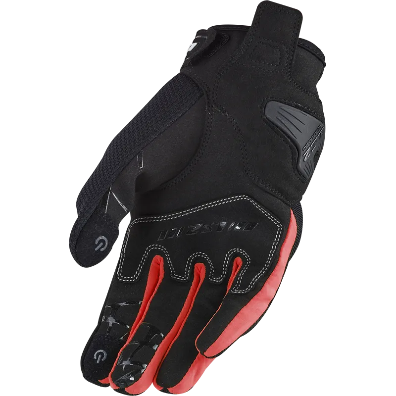 Ls2 Dart 2 Man Gloves Black Red