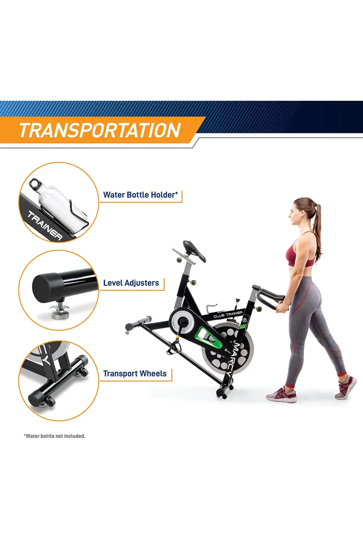 Marcy Club Trainer Spin Bike (FLOOR STOCK PICK UP ONLY MELBOURNE)