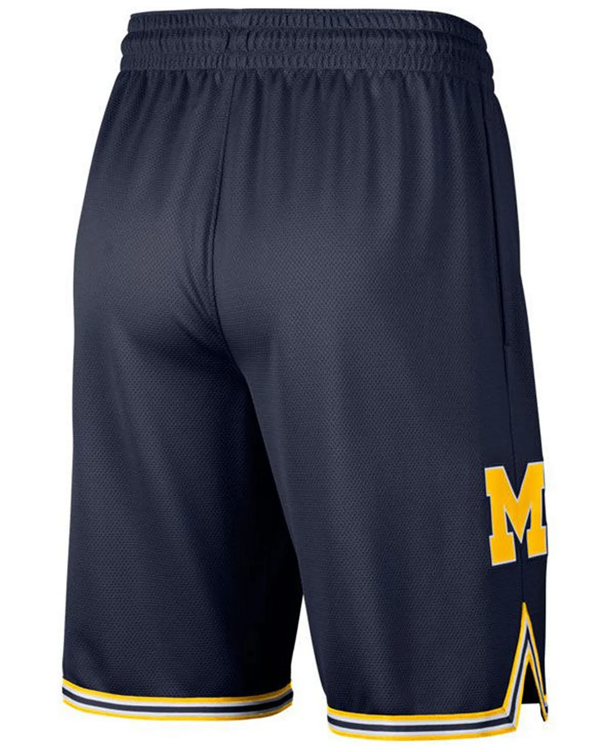 Men's Michigan Wolverines Replica Basketball Road Nike Shorts, Multi