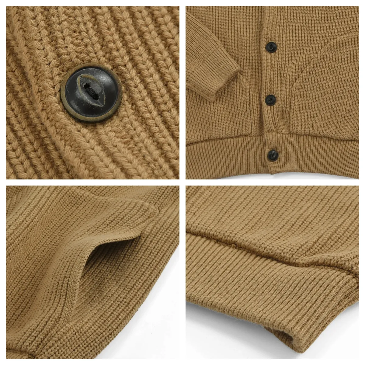 Men's O-neck Knit Cardigan