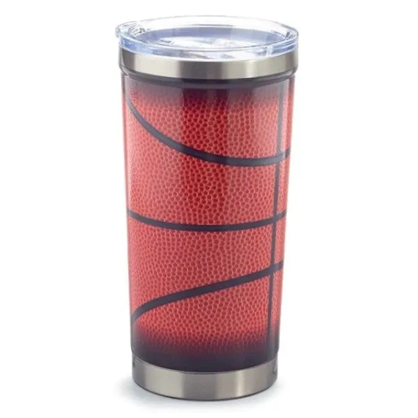 Metal Sport Tumbler Basketball